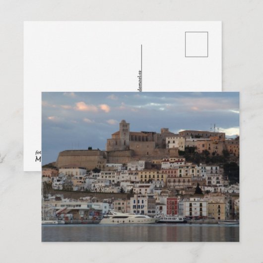 Dalt Vila Postkarte (Vorne/Hinten)