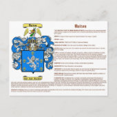 Dalton (Bedeutung (irisch)) Postkarte (Vorderseite)