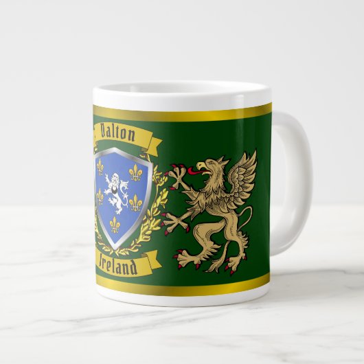 Dalton Irish Shield & Griffins Jumbo-Tasse (Vorderseite Rechts)