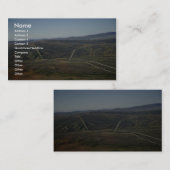 Dalton-Landstraße und Transport-Alaska Rohrleitung Visitenkarte (Vorne/Hinten)