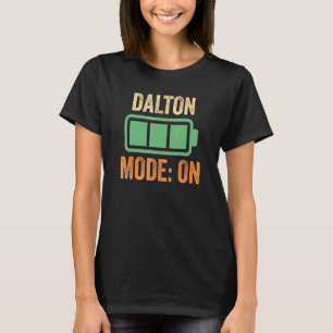 Dalton-Modus bei Batterie-Design T-Shirt