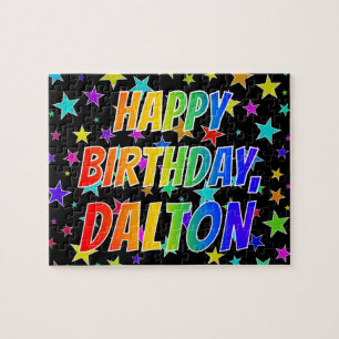 "DALTON" Vorname, Spaß "GLÜCKLICHER BIRTHTAG" Puzzle