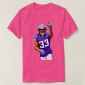 Dalvin Cook Point to The Crowd TShirt (Design vorne)