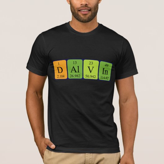 Dalvin Periodenname Shirt (Vorderseite)