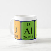 Dalvin Periodenname Tasse (Vorderseite Links)