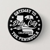 Daly City, Kalifornien Button (Vorderseite)