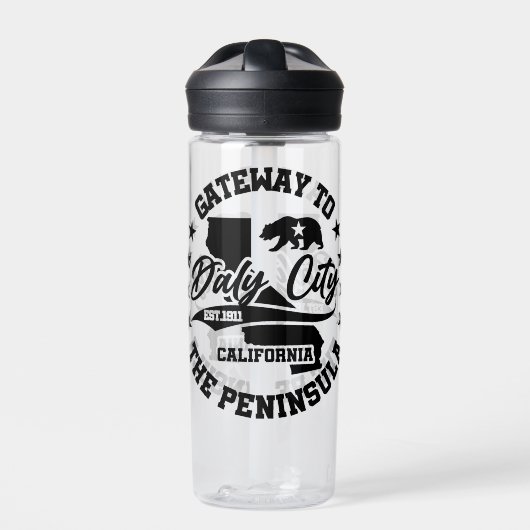 Daly City, Kalifornien Trinkflasche (Vorderseite)