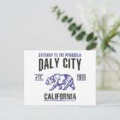 Daly City Postkarte (Stehend Vorderseite)