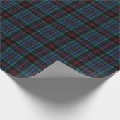 Daly Clan Tartan Irish Kariert Pattern Geschenkpapier (Ecke)