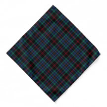 Daly Clan Tartan Royal Blue Kariertes Muster