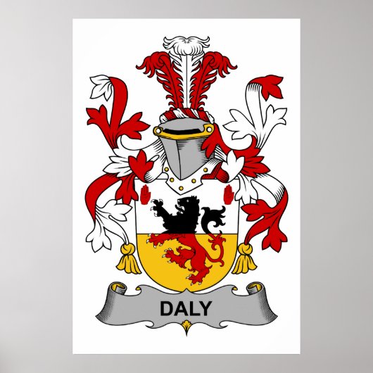Daly Familienwappen Poster (Vorne)