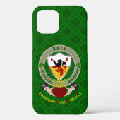 Daly Irish Shield & Claddagh Personalisiert Case-Mate iPhone Hülle (Rückseite)