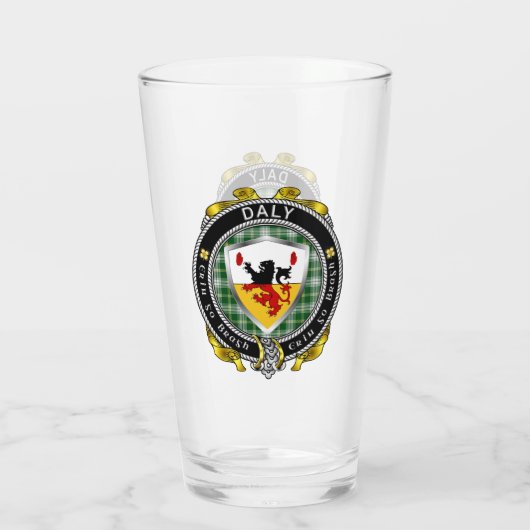 Daly/O'Daly Irish Shield Beer Glass Glas (Rückseite)