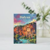 Dalyan - Felsgräber Türkei Postkarte (Stehend Vorderseite)