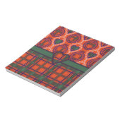 Dalzell Scottish Tartan Notizblock (Rotiert)