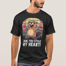 Dam, du hast mir das Herz gestohlen - Funny Beaver T-Shirt