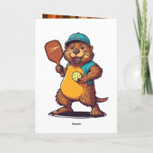 Dam Good Pickleball Feiertagskarte (Rückseite)