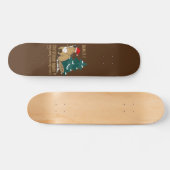 DAM IT ! CHRISTMAS WIEDER? BLEIBE VON MEINEN BÄUME SKATEBOARD (Horizontal)