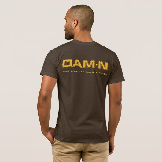 DAM+N Chocolate Gold T-Shirt (Schwarz voll)