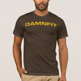 DAM+N Schokoladen-Gold-T-Shirt T-Shirt