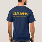 DAM+N T - Shirt für Farbrush (Rückseite)