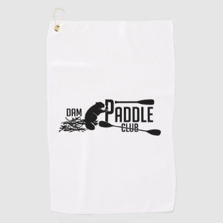 DAM PADDLE CLUB GOLF (CANOE KAYAK) TOWEL GOLFHANDTUCH