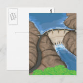 Dam Postkarte (Vorne/Hinten)