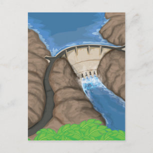 Dam Postkarte