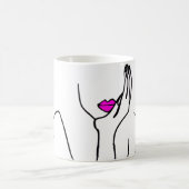 Dama con los labios fucsias kaffeetasse (Mittel)