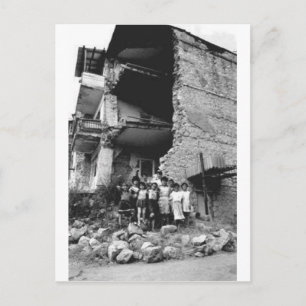 Damage to Stepanakert Postkarte