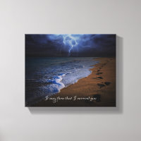 Damals habe ich Sie getragen - Canvas Print