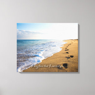 Damals war es, dass ich dich getragen habe. 20 x 1 leinwanddruck