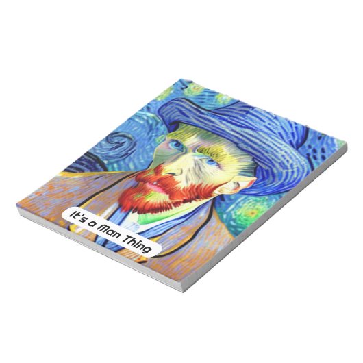 DaMan 5.5" x 6" Notepad - 40 Seiten Notizblock (Rotiert)