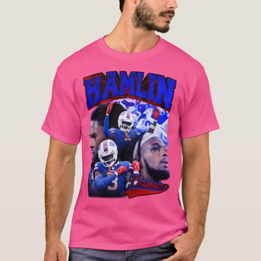 Damar Hamlin Retro Bootleg Retro Bootleg T-Shirt (Vorderseite)
