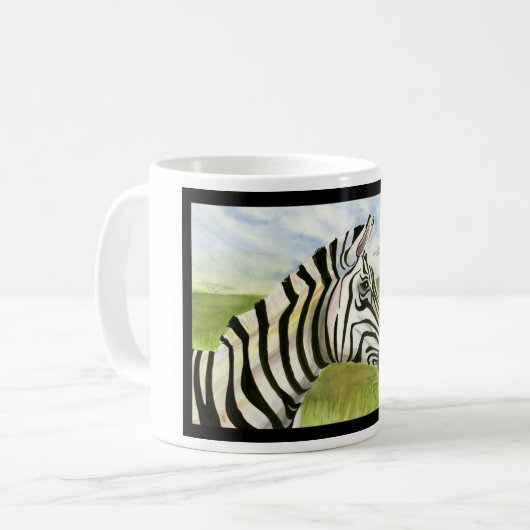 Damarazebra-Tasse Kaffeetasse (Vorderseite Links)