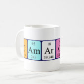 Damarcus Periodenname Tasse (Vorderseite Links)