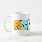 Damarcus Periodenname Tasse (Links)