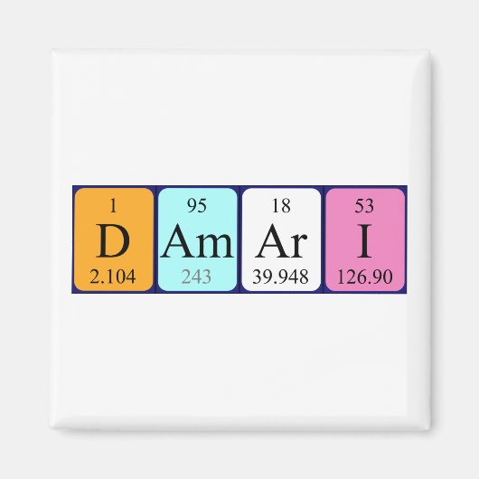 Damari Periodenmagnet Magnet (Vorne)