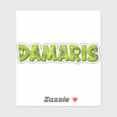 Damaris Name Kiwi Design Aufkleber Sticker (Blatt)
