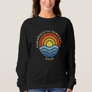 Damariscotta Newcastle Maine Mich Sommer Zwilling Sweatshirt