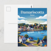 Damariscotta USA Postkarte (Vorne/Hinten)