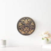 Damascene Wall Clock Runde Wanduhr (Zuhause)