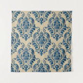 Damascus seamless pattern of floral ornament on be wandteppich (Vorderseite)