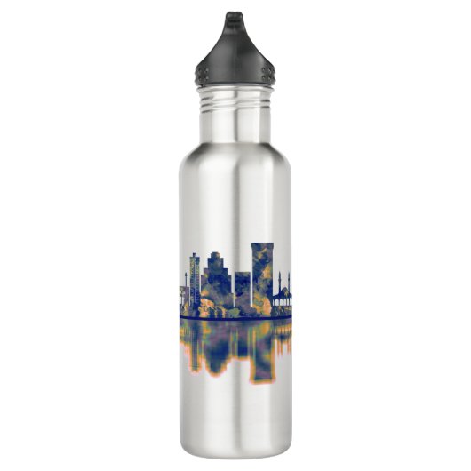 Damascus Skyline Edelstahlflasche (Rechts)