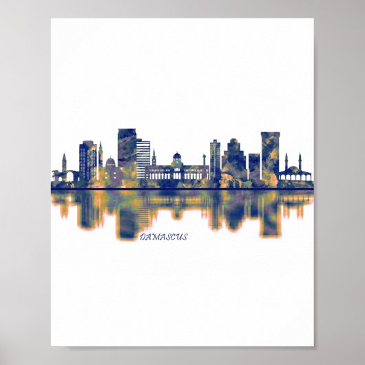 Damascus Skyline Poster (Vorne)