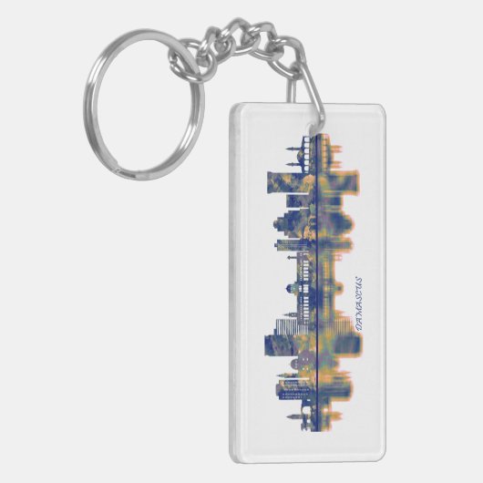 Damascus Skyline Schlüsselanhänger (Vorderseite links)