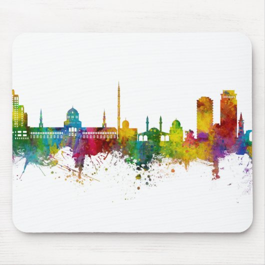 Damascus Syria Skyline Mousepad (Vorne)