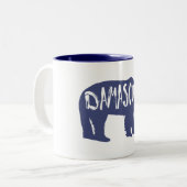 Damascus Virginia Bear Zweifarbige Tasse (Vorderseite Links)