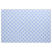 Damask 02 Muster - Baby Blue on White Stoff (Yard (91,4 cm))