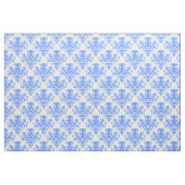 Damask 02 Muster - Baby Blue on White Stoff (Fat Quarter (45,7 x 55,9 cm))